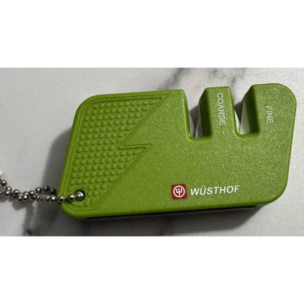Wusthof Keychain TRAVEL Sharpener Carbide Ceramic Hunting Fishing Camping Pocket